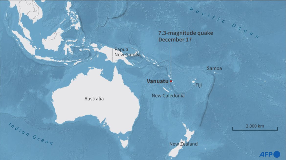 Bodies seen in Vanuatu capital after major quake