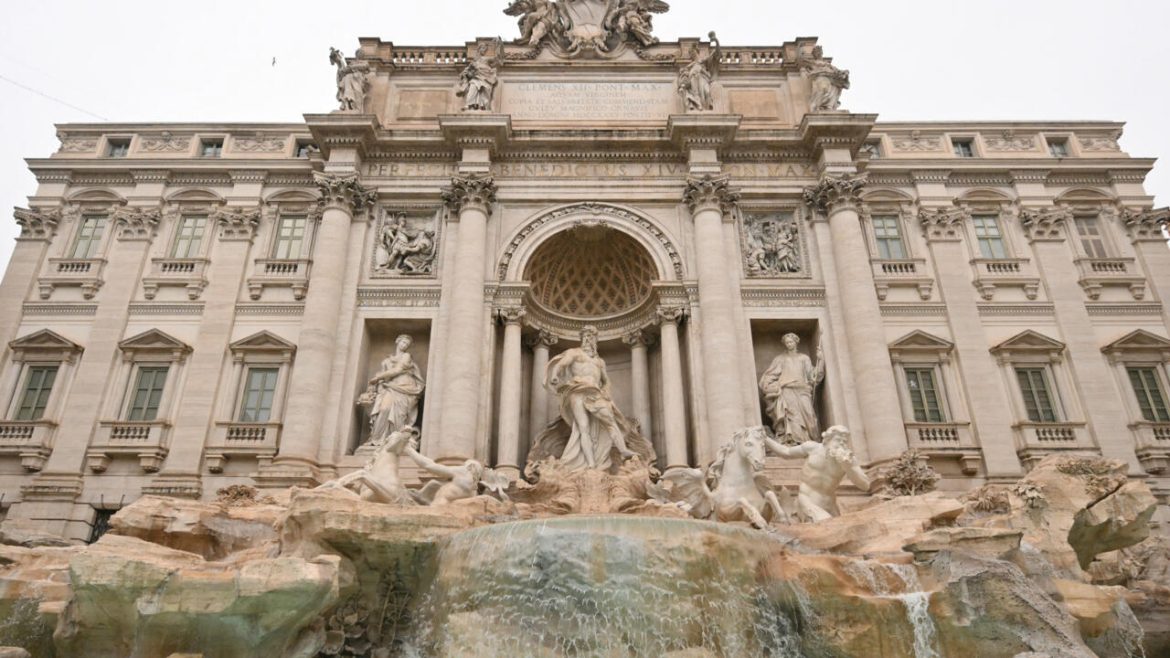 Rome's Trevi Fountain reopens to limited crowds