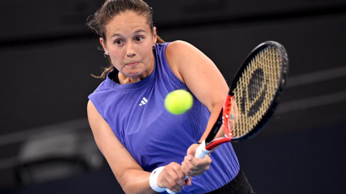 Kasatkina rolls into Adelaide second round as Vekic crashes