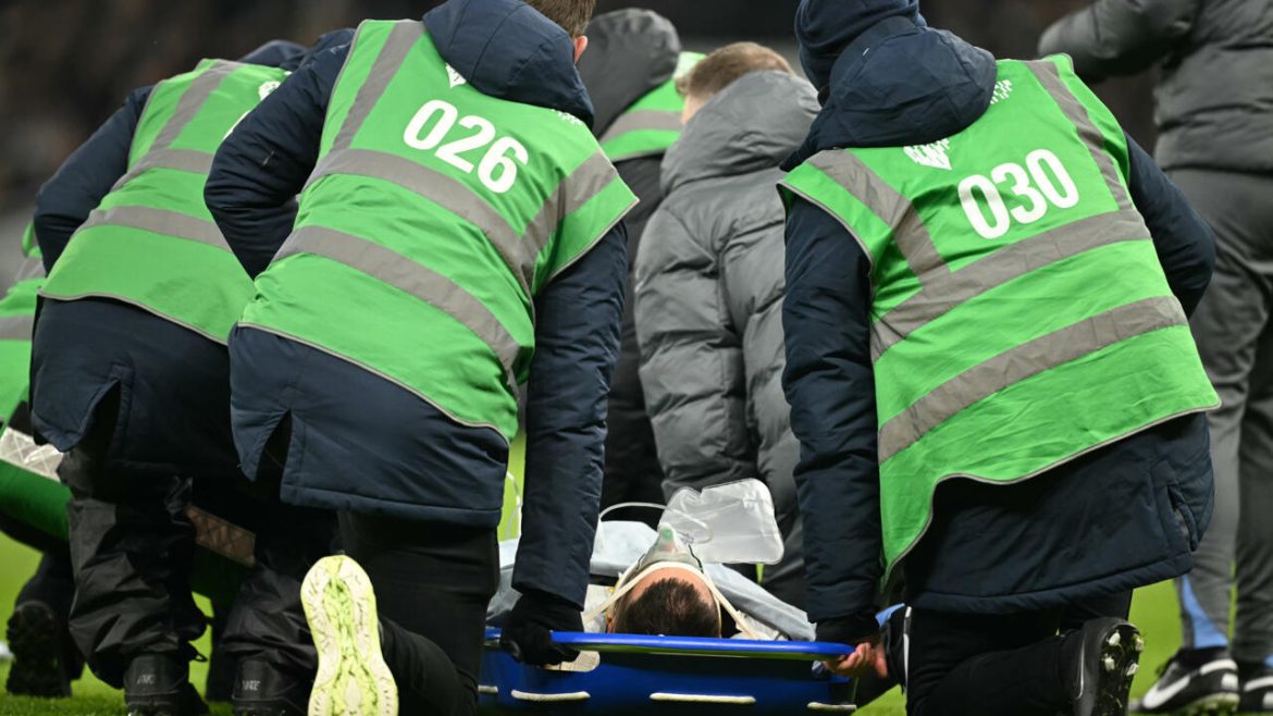 Tottenham star Bentancur 'conscious' after head injury in Liverpool clash