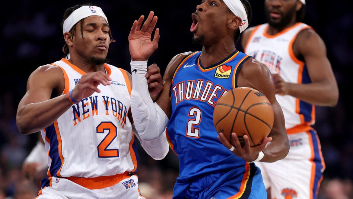 Shai sparks Thunder in Knicks rout, Kings stun Celtics