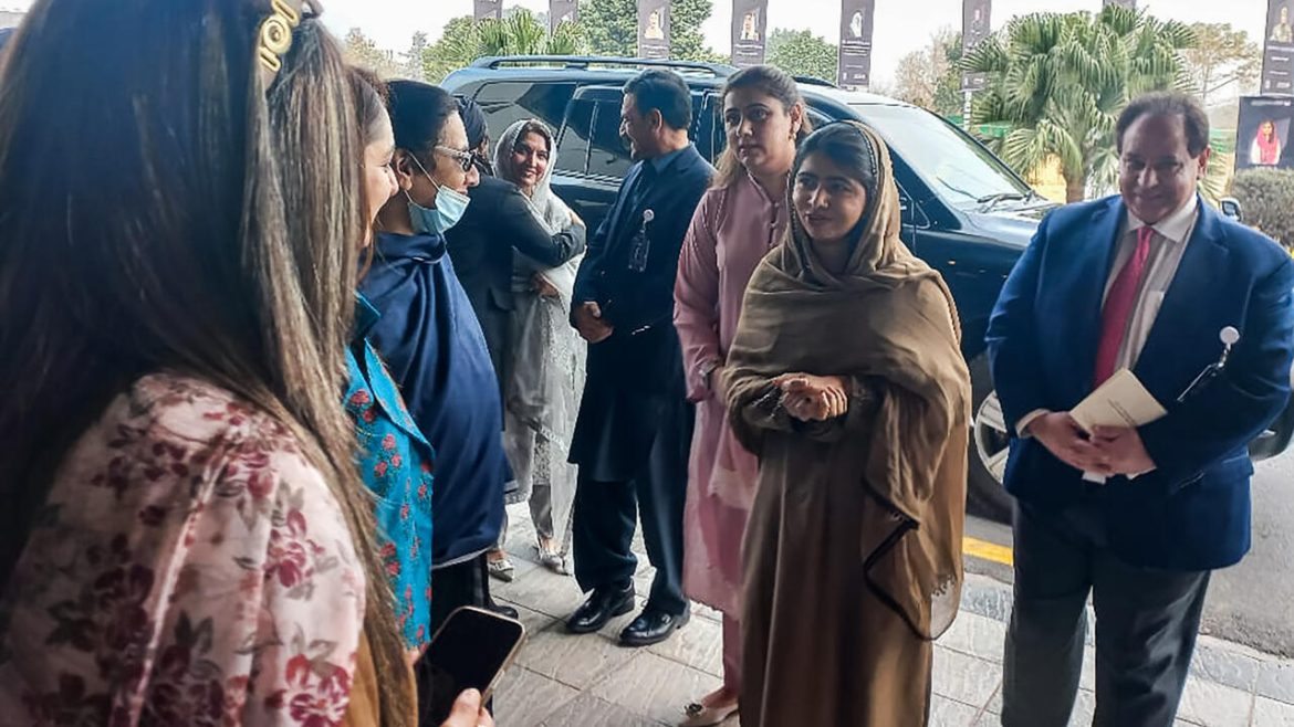 Malala Yousafzai 'overwhelmed and happy' to be back in Pakistan