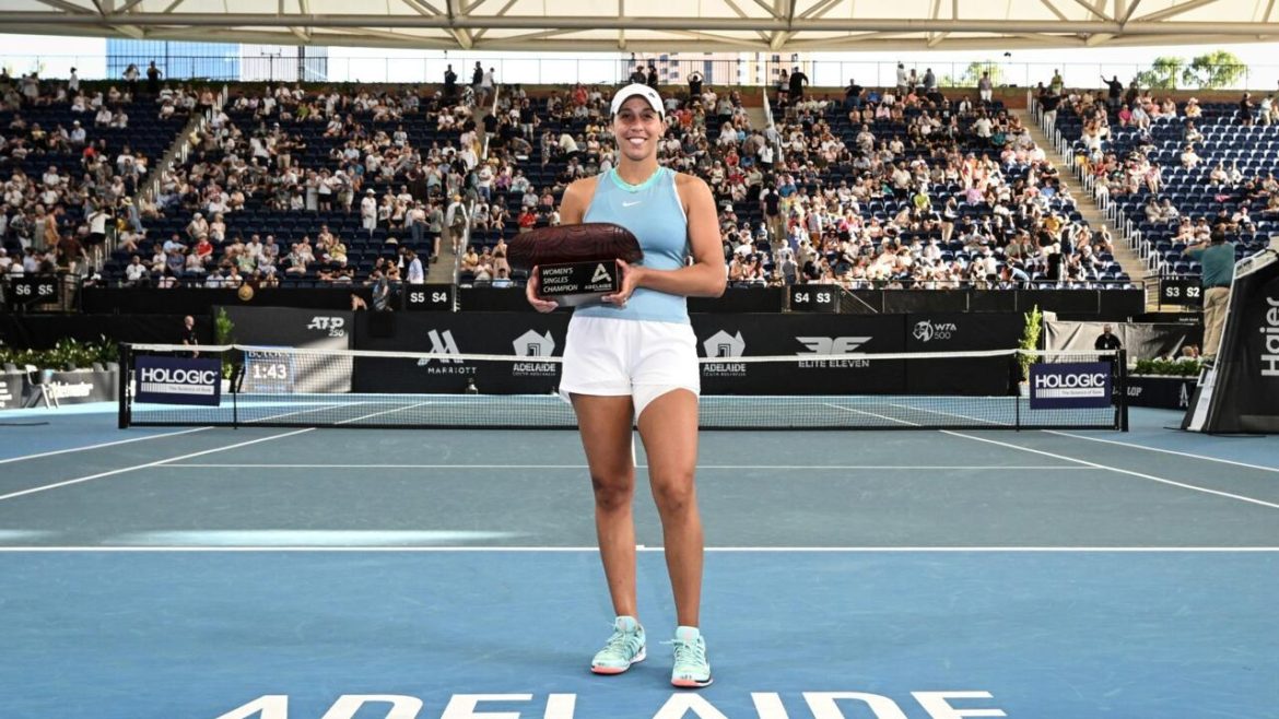 Keys beats Pegula to win second Adelaide title