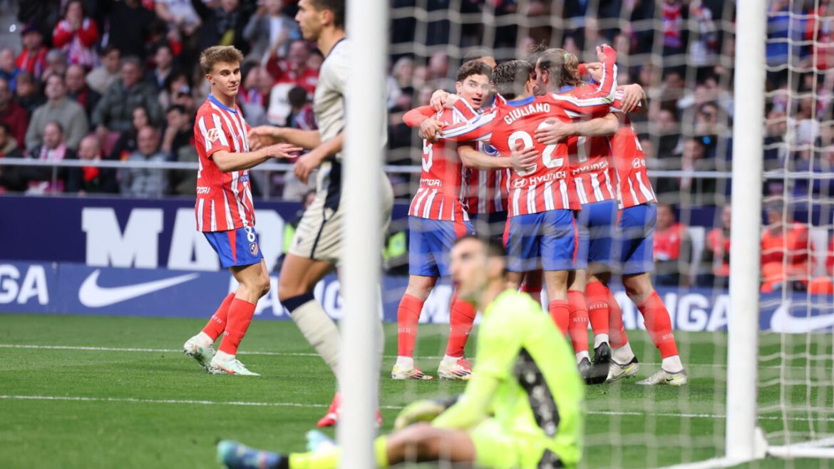 Relentless Atletico claim Liga lead with win over Osasuna