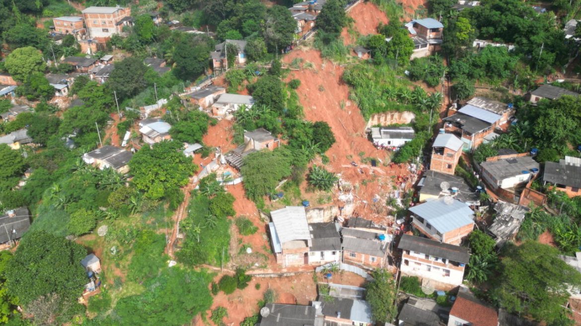 At least 10 dead in Brazil landslides